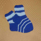 ponozky 12-13cm modro modre